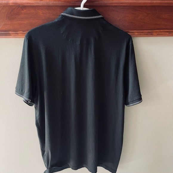 Ted Baker London Men's Black Soft Short Sleeve Pocket Polo Shirt Size 5 UK M US - Picture 7 of 12